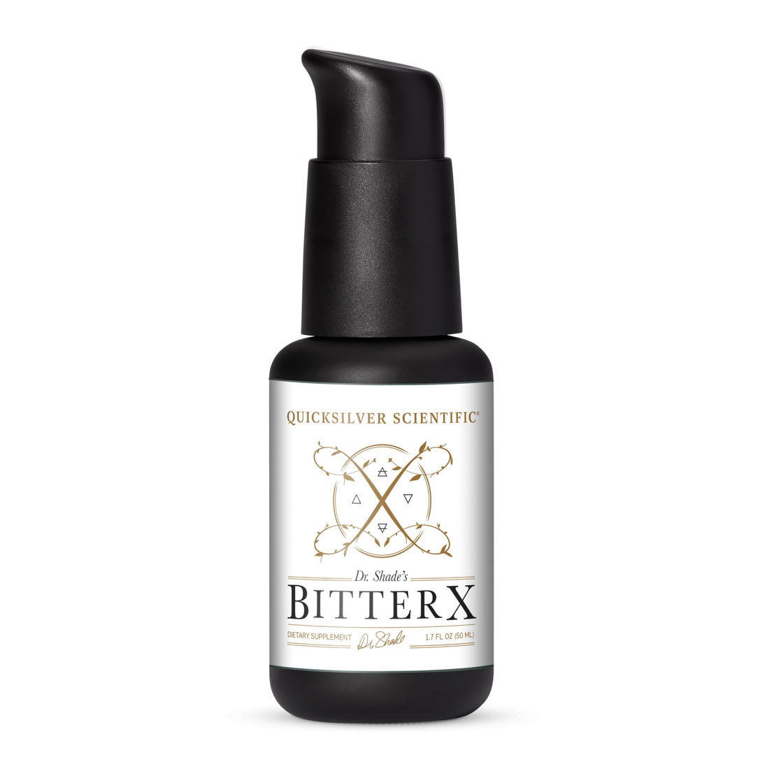 Quicksilver Scientific Dr. Shade's BitterX - Highly Concentrated Bitters for Digestion - Fast Acting Digestive Support & Liver Supplement with Dandelion Root, Gentian Root, Solidago & Myrrh (50ml) Quicksilver Scientific buy supplements canada