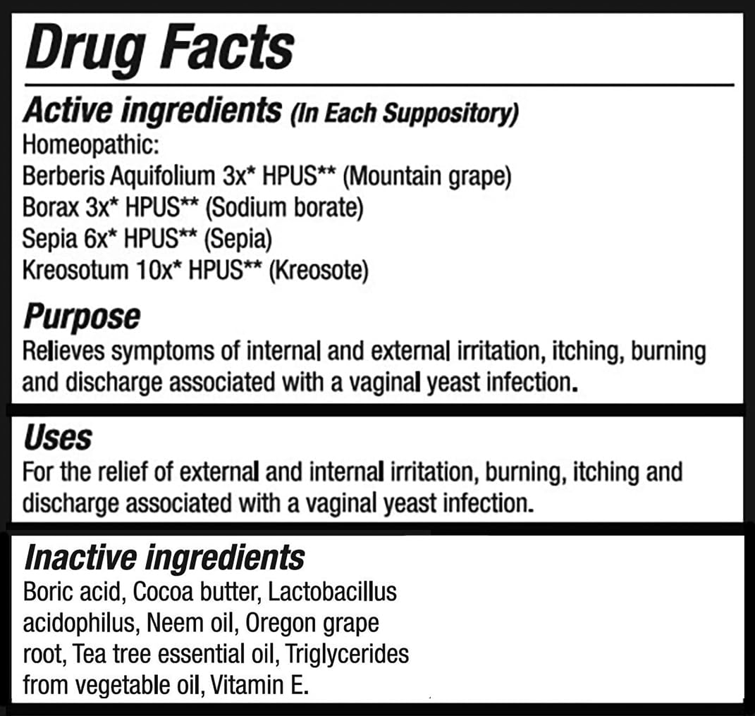 Vitanica Yeast Arrest, Homeopathic Vaginal Suppositories, for Yeast Infection Symptoms Vitanica buy supplements canada