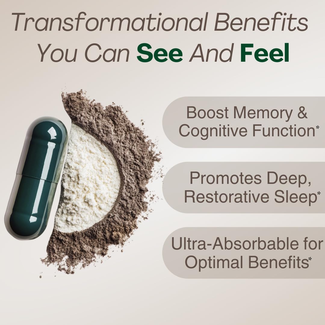 MAGPLUS+ Magnesium L-Threonate w Apigenin & L Theanine | 7-Ingredient Sleep Blend | Brain, Memory, & Sleep Support | Liposomal Magnesium Threonate Supplement (60 Capsules) Plus+Ultra buy supplements canada