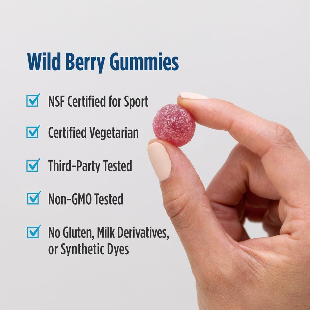 Nordic Naturals Vitamin D3 Gummies Sport, Wild Berry - 120 Gummies - 1000 IU Vitamin D3 - NSF Certified - Healthy Bones, Mood & Immune System Function - Non-GMO - 120 Servings Nordic Naturals buy supplements canada