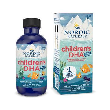 Nordic Naturals Children’s DHA Xtra, Berry Punch - 2 oz for Kids - 880 mg Total Omega-3s with EPA & DHA - Cognitive & Immune Function, Learning, Social Development - Non-GMO - 48 Servings Nordic Naturals buy supplements canada