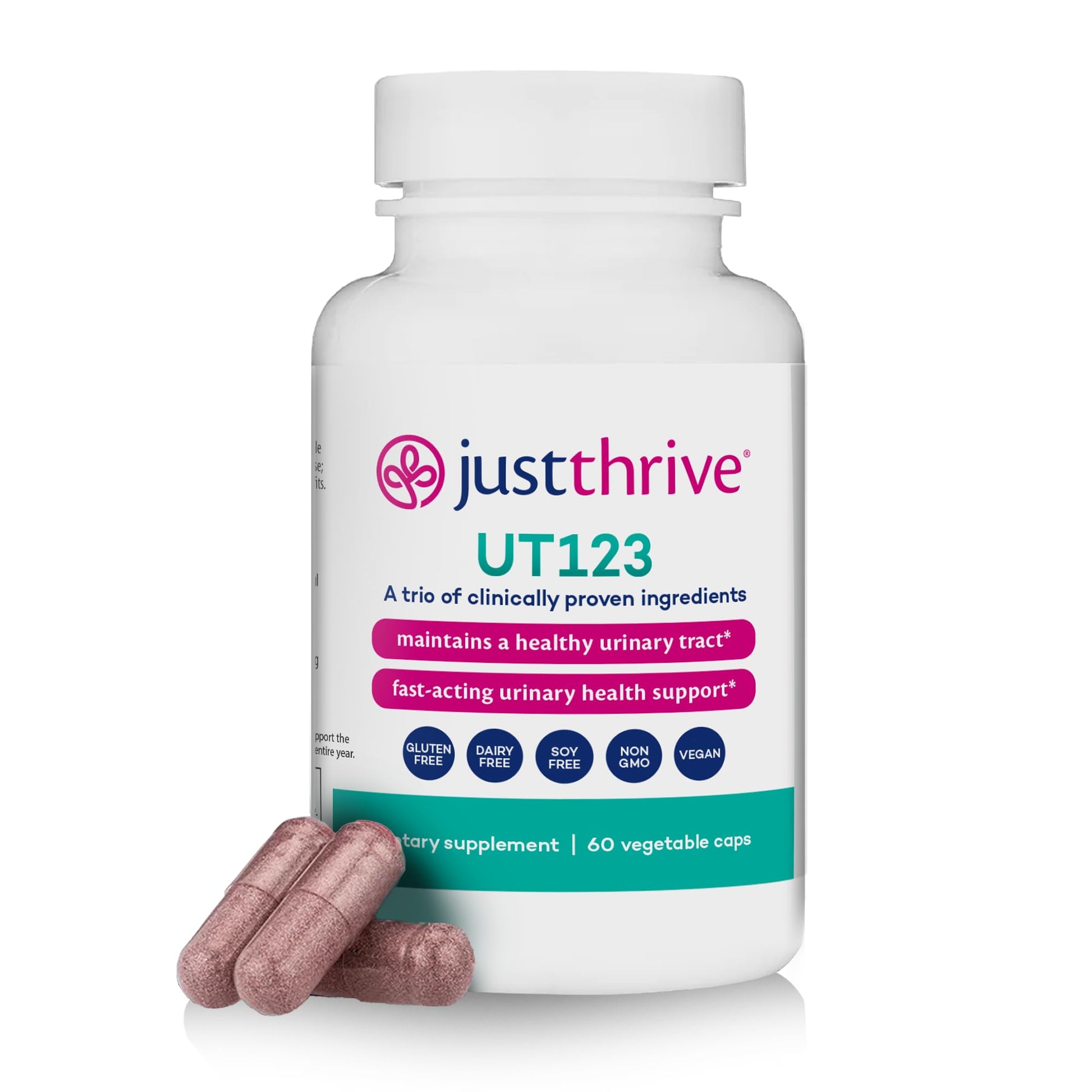 Just Thrive UT123 - Supports Urinary Tract Health for Women - Made with Cranberry, 60 Capsules Just Thrive buy supplements canada
