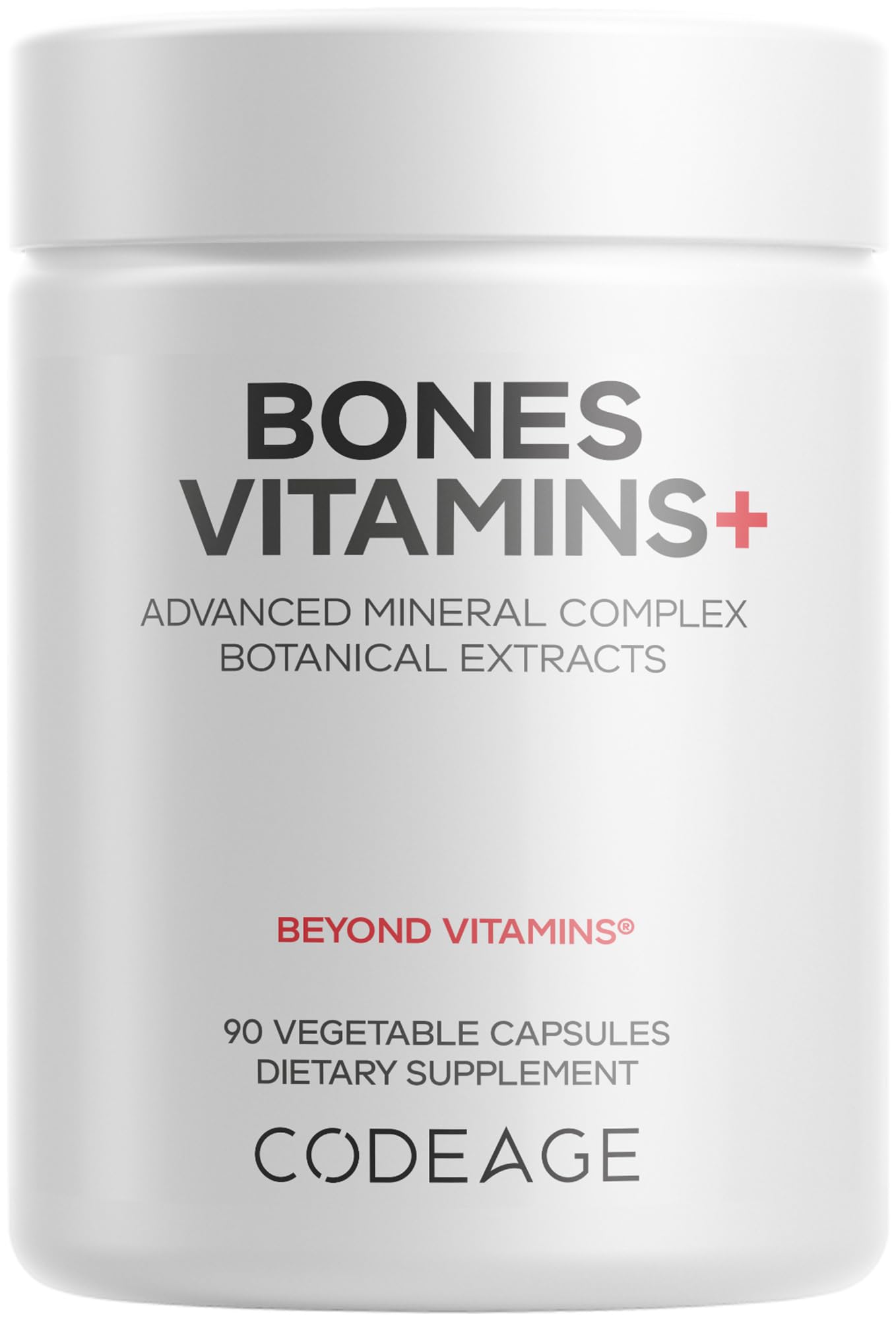 Codeage Bones Vitamins+ - Vitamin D3 & K2, Vitamin C, Calcium, Magnesium, Zinc, Hesperidin, L-Lysine, Manganese, Bamboo, Horsetail, Cissus, Boron, Trans-Resveratrol, Non-GMO Supplement - 90 Capsules Codeage buy supplements canada