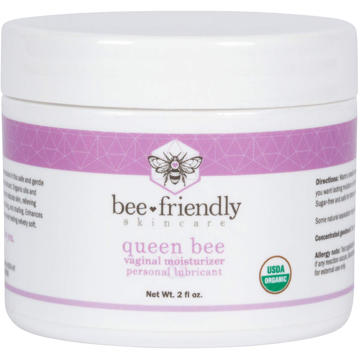 BeeFriendly Organic Vaginal Moisturizer, USDA Certified, Natural Vulva Cream For Dryness BeeFriendly buy supplements canada