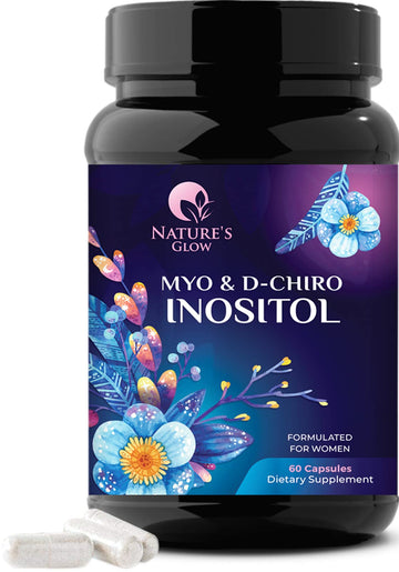 Myo-Inositol & D-Chiro Inositol Blend - 30 Day Supply, Premium 40:1 Ratio, Hormone Sup Nature's Glow buy supplements canada