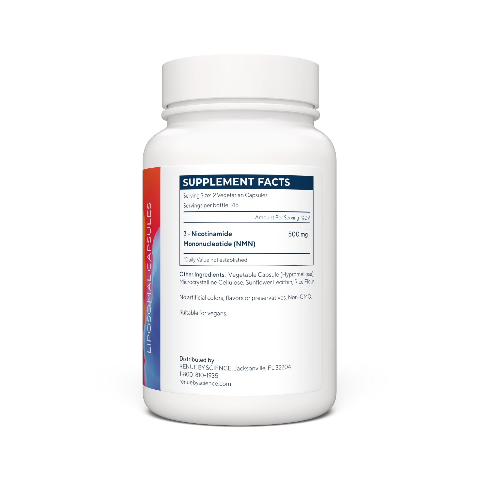 Renue By Science NMN Supplement | 90 Liposomal NMN Capsules - 250mg NMN Nicotinamide Mononucleotide per Serving | Bioavailable Formula for Increased Absorption | Manufactured in The USA Renue By Science buy supplements canada
