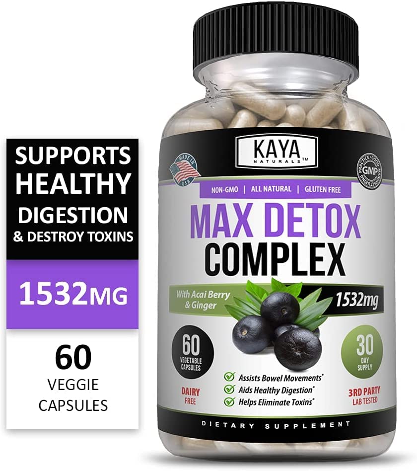 Kaya Naturals - Max Detox - 100% Natural, Healthy, Safe & New, Pure Herbal Ingredients Kaya Naturals buy supplements canada