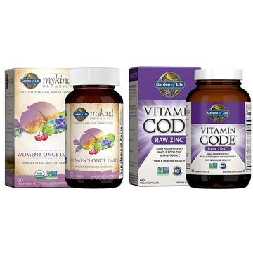 Garden of Life Women's Multivitamin and Zinc Supplement Bundle (2 Items) Garden of Life buy supplements canada