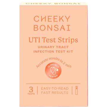 Cheeky Bonsai, Urinary Tract Infection (UTI) Test Strips, Accurate Results in 2 Minutes, Clinically Tested, Same Test Doctors Use, Easy to Read Results, 3 Count Cheeky Bonsai buy supplements canada