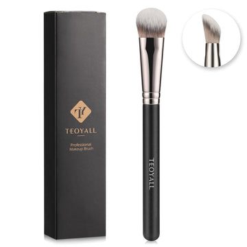 TEOYALL Angled Concealer Brush, Synthetic Contour Brush for Blending Setting Buffing with Liquid, Cream and Powder Cosmetic (Angled Brush) TEOYALL buy supplements canada