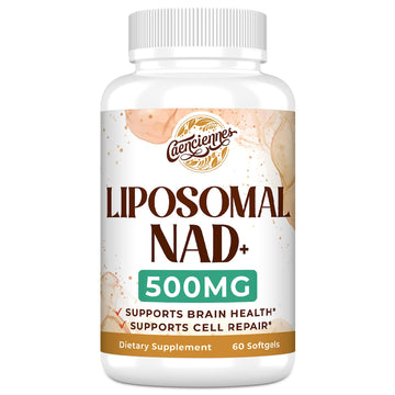 Caenciennes Liposomal NAD+ 500 MG Supplement, True NAD Plus Supplement, Superior Absorption, Boost NAD+ More Efficient Than Nicotinamide Riboside for Cellular Energy, Healthy Aging, 60 Serving Caenciennes buy supplements canada