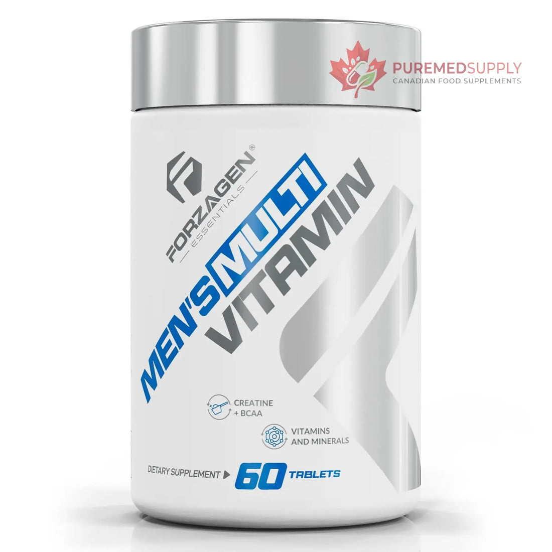 Forzagen Essentials Men's Multivitamin with Creatine and BCAA, Complete Vitamin and Mineral Complex, 60 Tablets Forzagen buy supplements canada