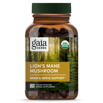 Gaia Herbs Organic Lion’s Mane Mushroom - Brain and Nerve Support Supplement Gaia Herbs buy supplements canada