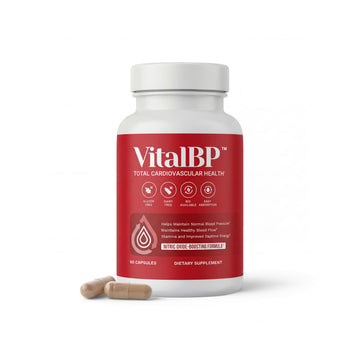 Vital BP - Support for Normal Blood Pressure - Supports Blood Flow & Arteries - with CoQ10, L-Citrulline, and K2 & D3-60 Capsules VitalBP buy supplements canada