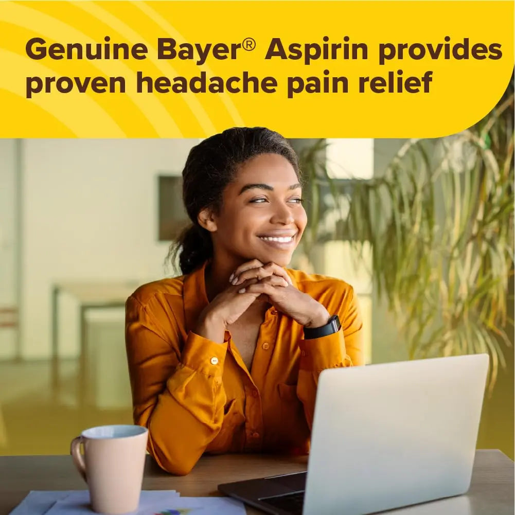 Bayer Genuine Aspirin 325 mg, Coated Tablets for Headache Relief, Multi-Symptom Pain Reliever and Fever Reducer, Pain Relief Tablets for Tooth and Muscle Pain, Backache, 300 Ct Bayer buy supplements canada