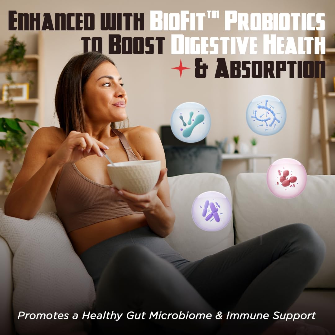 Old School Labs 5000mg Micronized Creatine Monohydrate with BioFit™ Probiotic - No Bloat Post-Recovery for Men & Women Supports Muscle Growth, Old School Labs buy supplements canada