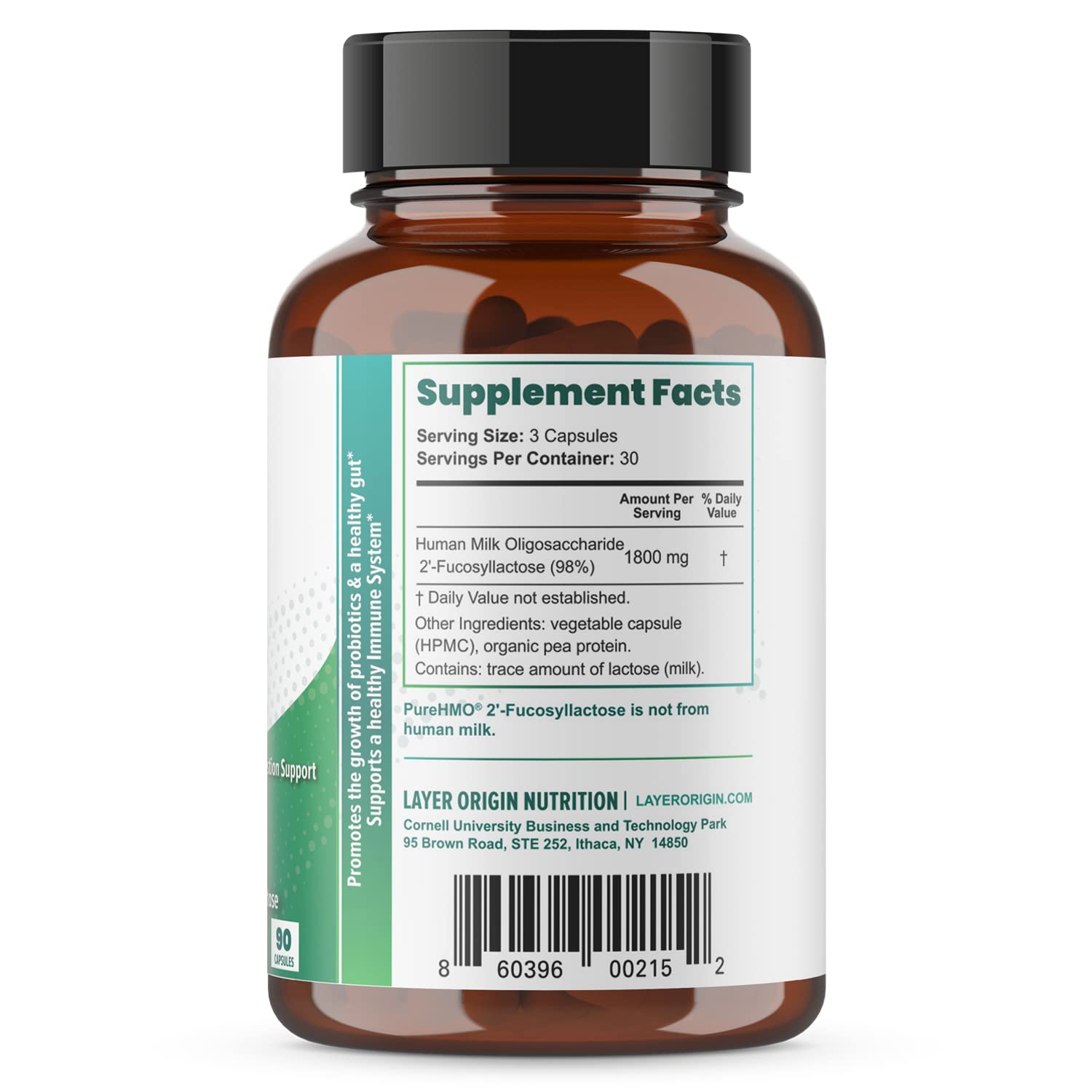 Layer Origin PureHMO Human Milk Oligosaccharide (HMO 2'-FL) Prebiotic Fiber - Feed 180 Billion Probiotics/Serving, 30-Day Supply Layer Origin buy supplements canada