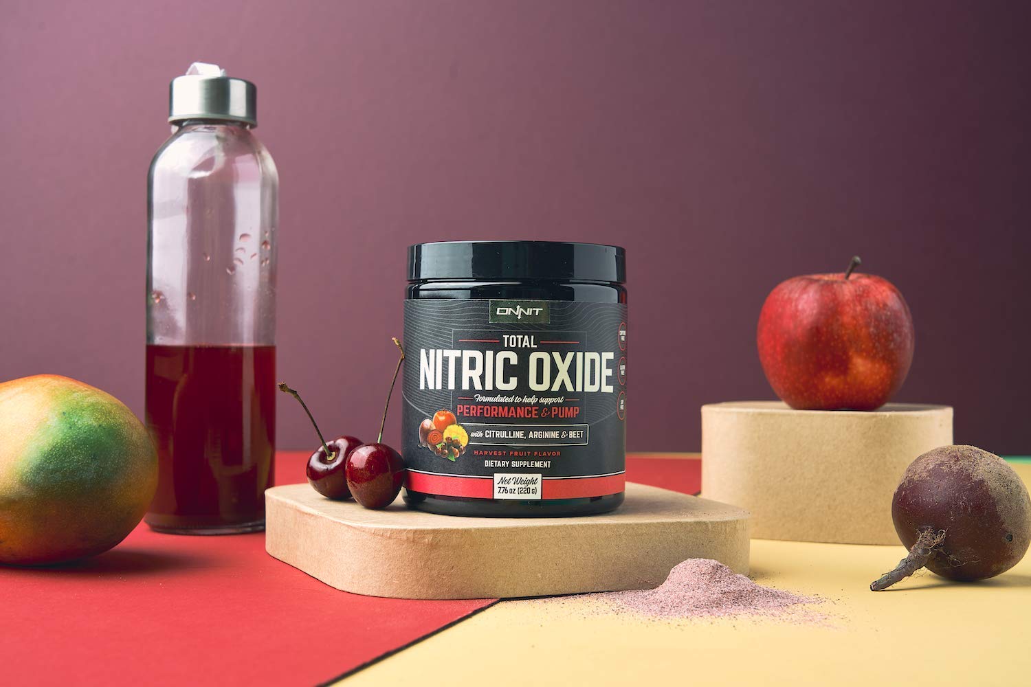 ONNIT Total Nitric Oxide - Caffeine Free Pre Workout Powder w/ Beet Root, L Arginine ONNIT buy supplements canada