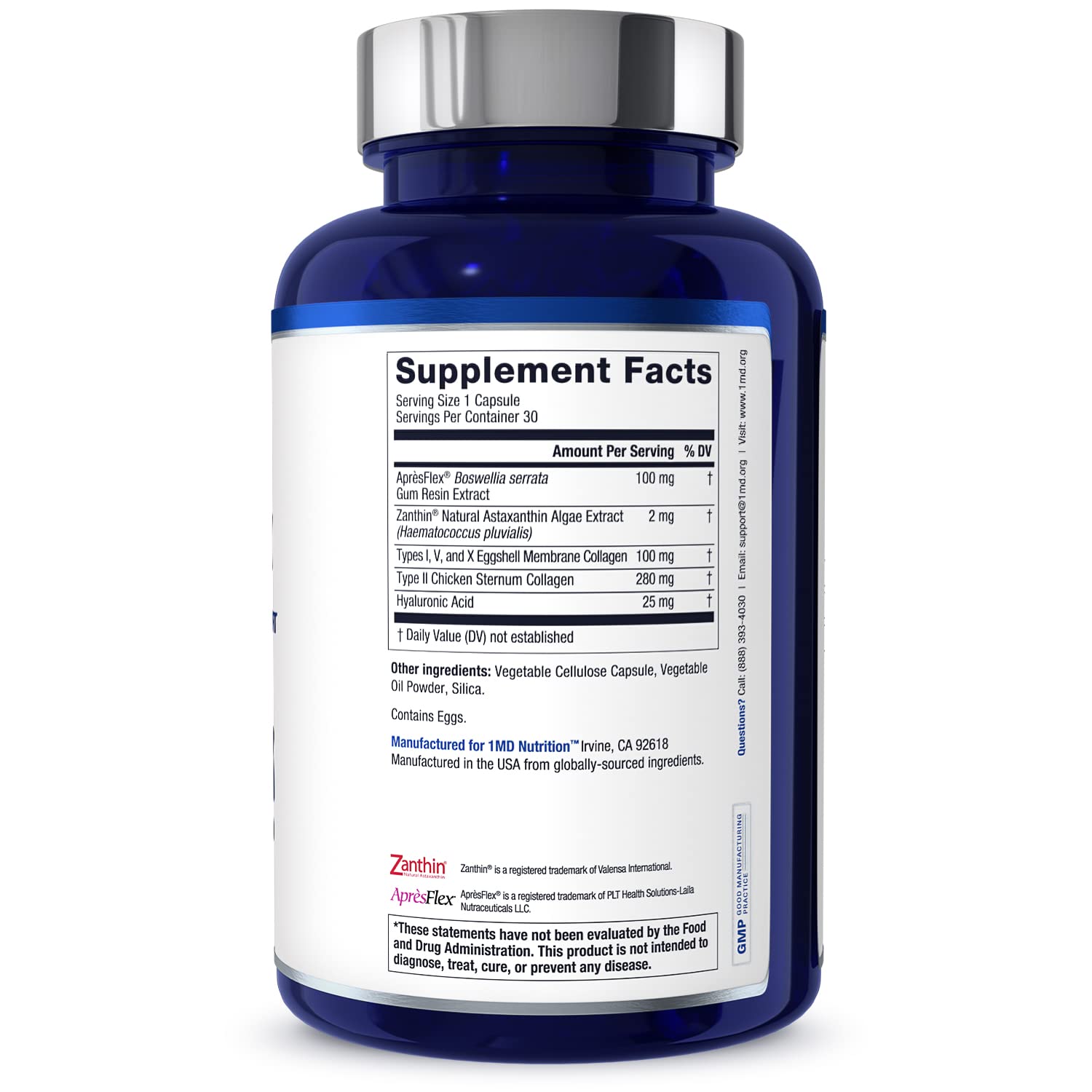 1MD Nutrition MoveMD - Joint Health Supplement - Doctor Formulated | with Collagen, Astaxanthin, and More | 30 Capsules (3-Pack) 1MD Nutrition buy supplements canada