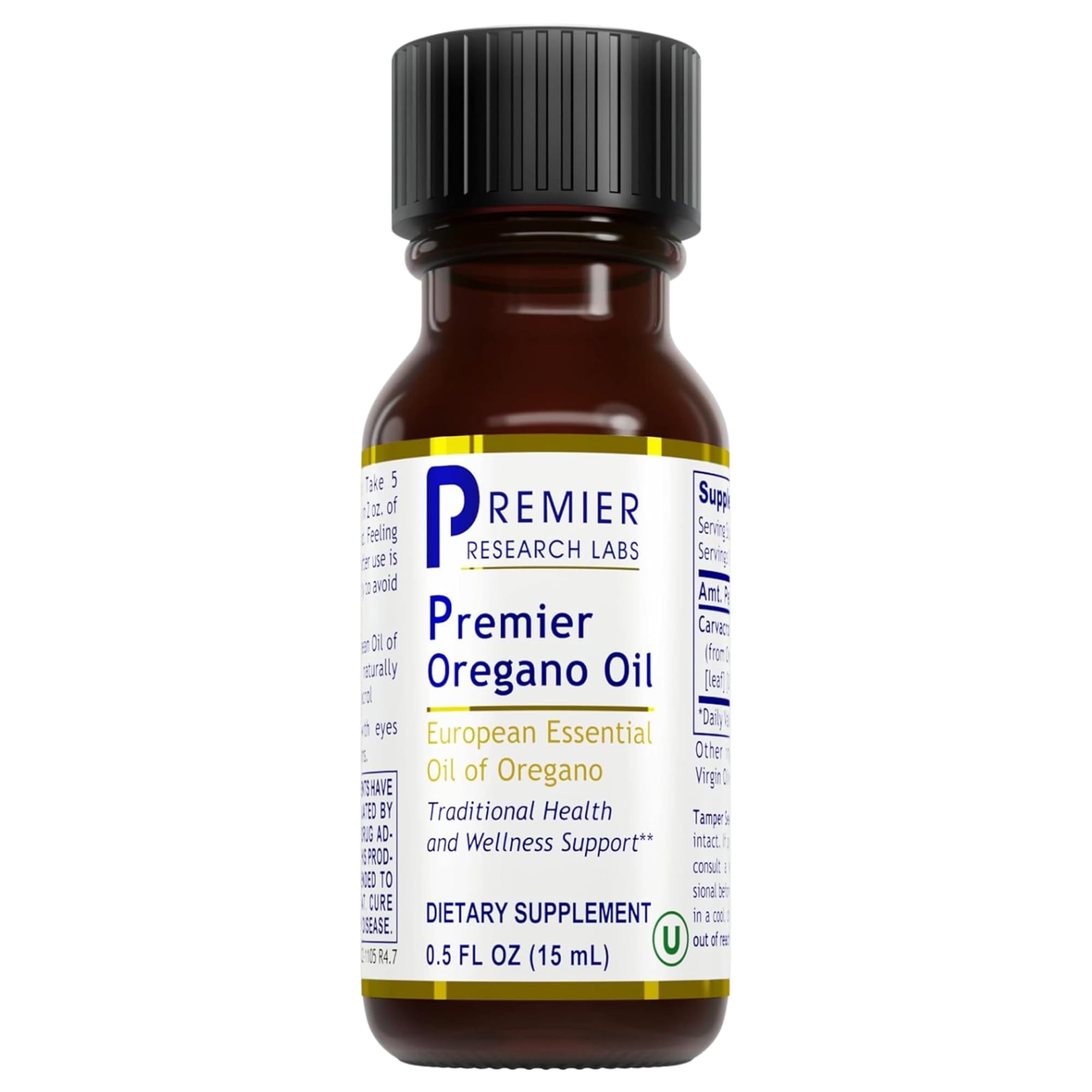Premier Research Labs Premier Oregano Oil - Oil of Oregano Drops with Carvacrol, Edible Oregano Essential Oil Supplement for Immune & Gut Health - 0.5 Fl Oz Premier Research Labs buy supplements canada