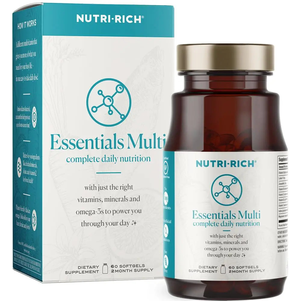 Nutri-Rich Essentials Multi | Multivitamin Supplement with Fish Oil Omega-3 for Men and Women, Supports Energy, Immune Health Nutri-Rich buy supplements canada