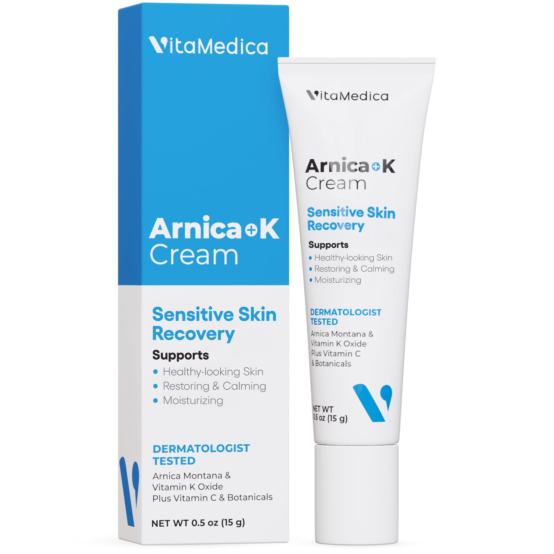 VitaMedica Arnica + Vitamin K Bruise Recovery Cream for Face & Under-Eye, Sensitive-Skin Formula, Post-Procedure Support, 0.5 oz VitaMedica buy supplements canada