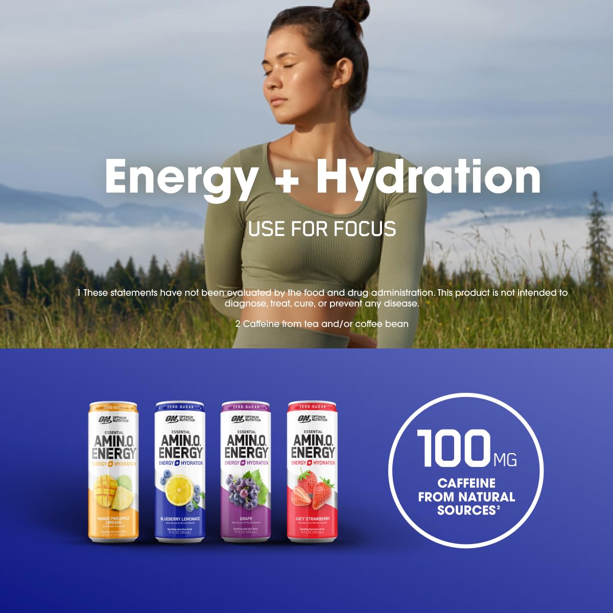 Optimum Nutrition Amino Energy Sparkling Hydration Drink, Electrolytes, Caffeine, Amino Optimum Nutrition buy supplements canada