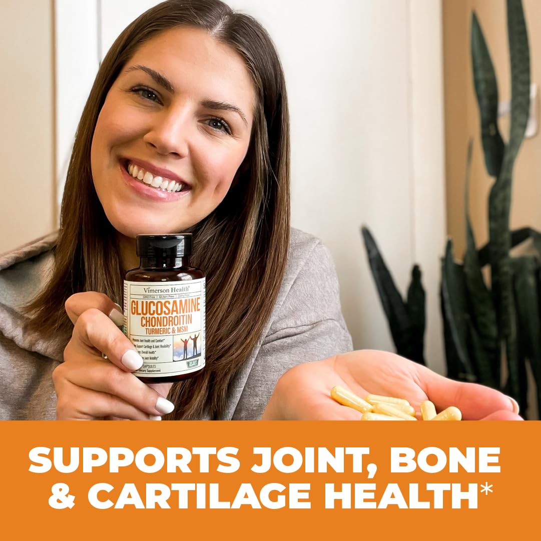 Glucosamine Chondroitin MSM Turmeric Boswellia - Joint Support Supplement. Antioxidant Vimerson Health buy supplements canada
