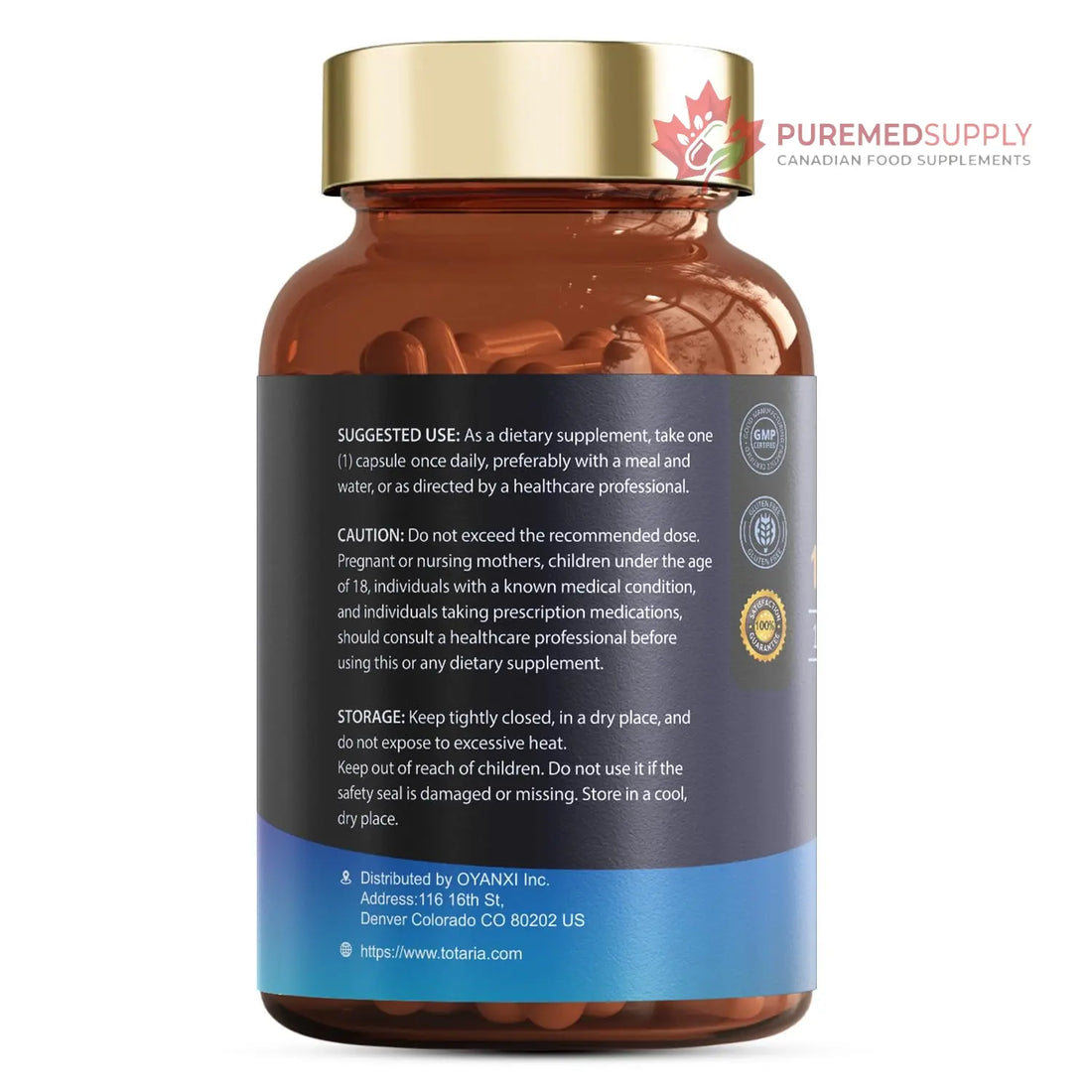 Totaria Magnesium Complex 700mg 12 in 1 Magnesium Supplement with Glycinate Citrate Malate Oxide Taurate Aspartate Orotate Magnesium Relaxation,Muscle,Heart Support, Vegan 120 Capsules Totaria buy supplements canada