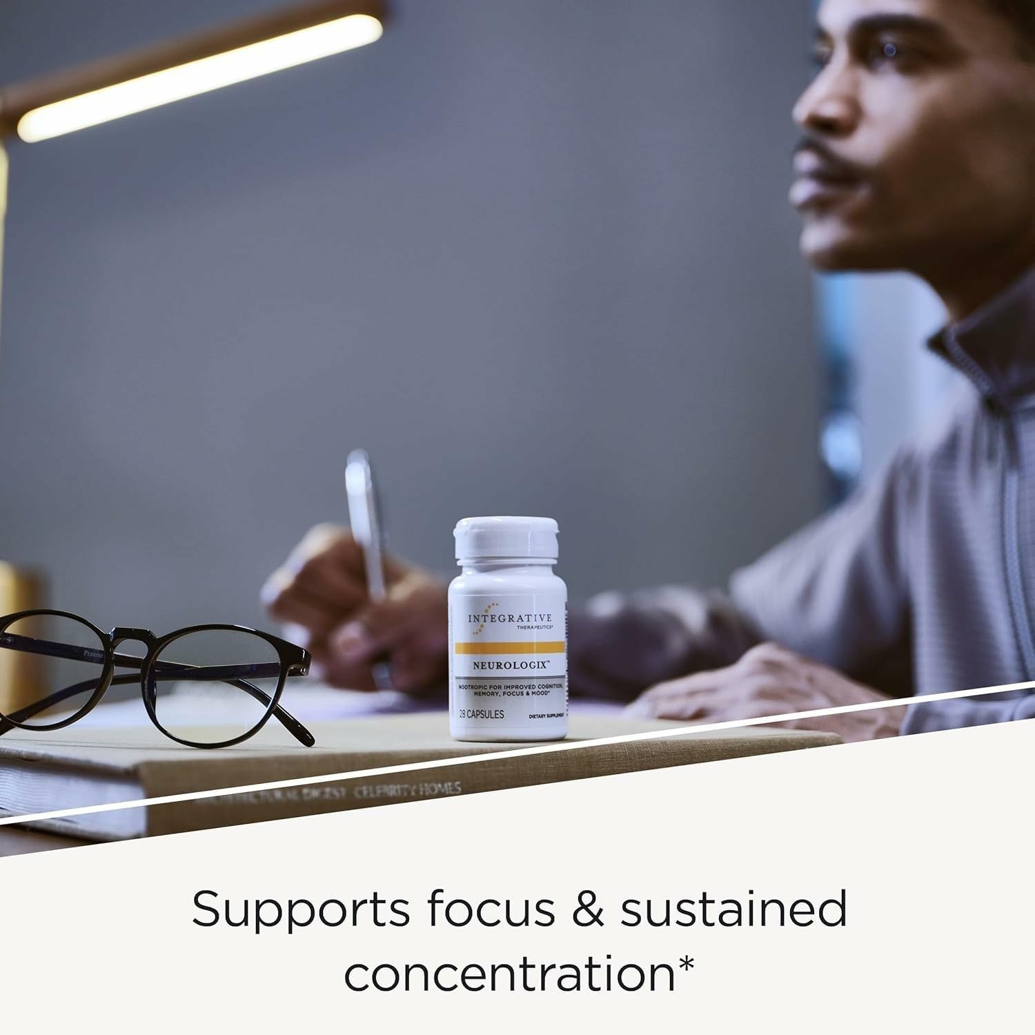 Integrative Therapeutics Neurologix - Brain Health Supplement* - Non-Stimulant Nootropic Supplement for Focus* - Memory Support* - Vegan, Gluten-Free & Dairy-Free - 120 Capsules (60 Servings) Integrative Therapeutics buy supplements canada