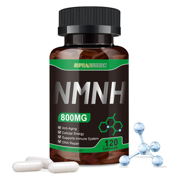 SUPRANOURISH Pure NMNH Supplement 120 Capsules - 800mg High-Purity NMNH Supplements, NAD Supplement for Boost NAD+ for Anti-Aging & Cellular Energy SUPRANOURISH buy supplements canada