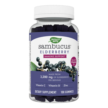 Nature's Way Sambucus Elderberry Gummies - Immune Support Supplement for Kids Nature's Way buy supplements canada