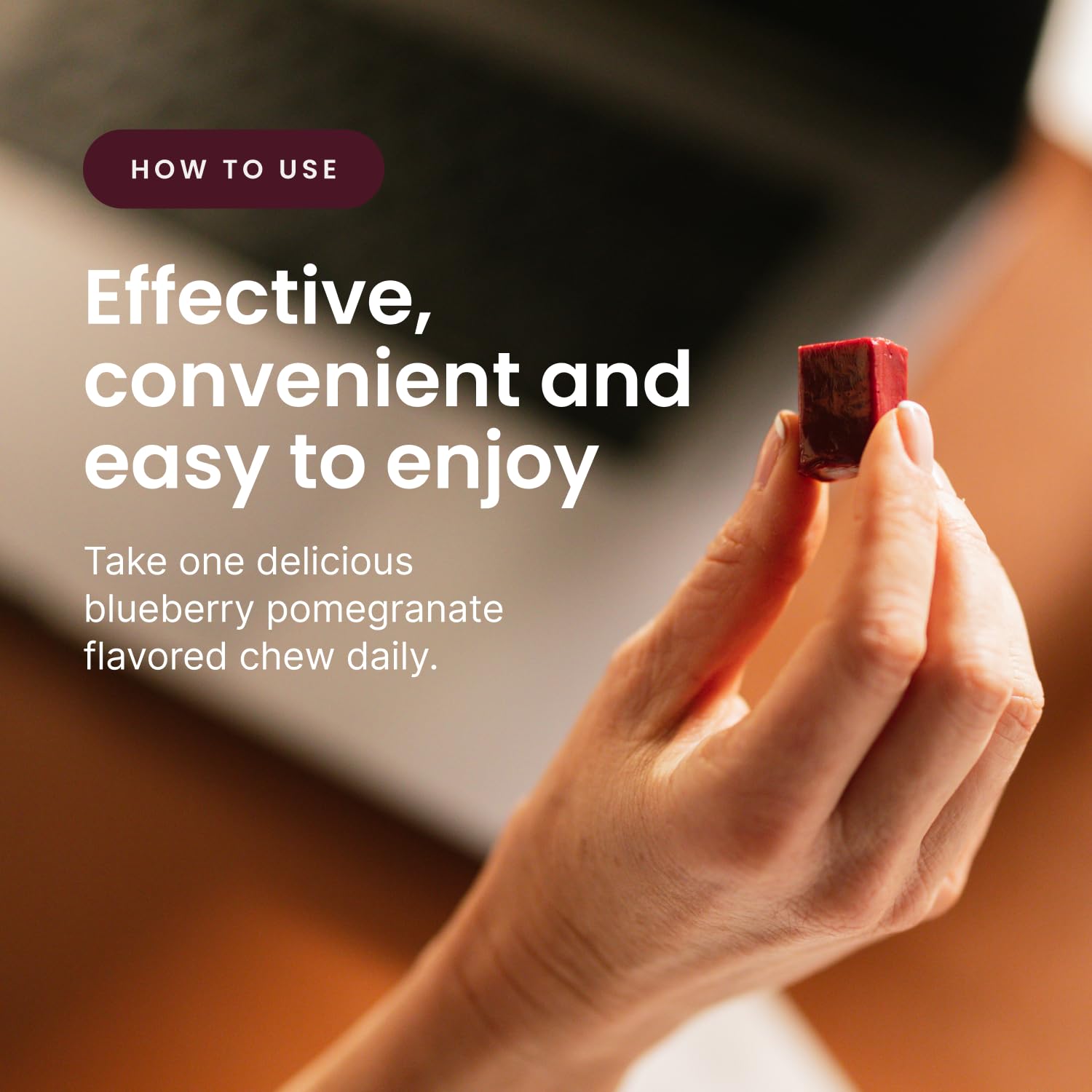 Humann Memory and Focus Chews, Brain Supplement for Mental Alertness with Beet Root Powder, Clinically Studied Nootropics, Resveratrol Plus Beet Root Powder, Blueberry Pomegranate Flavor, 30 Count Humann buy supplements canada