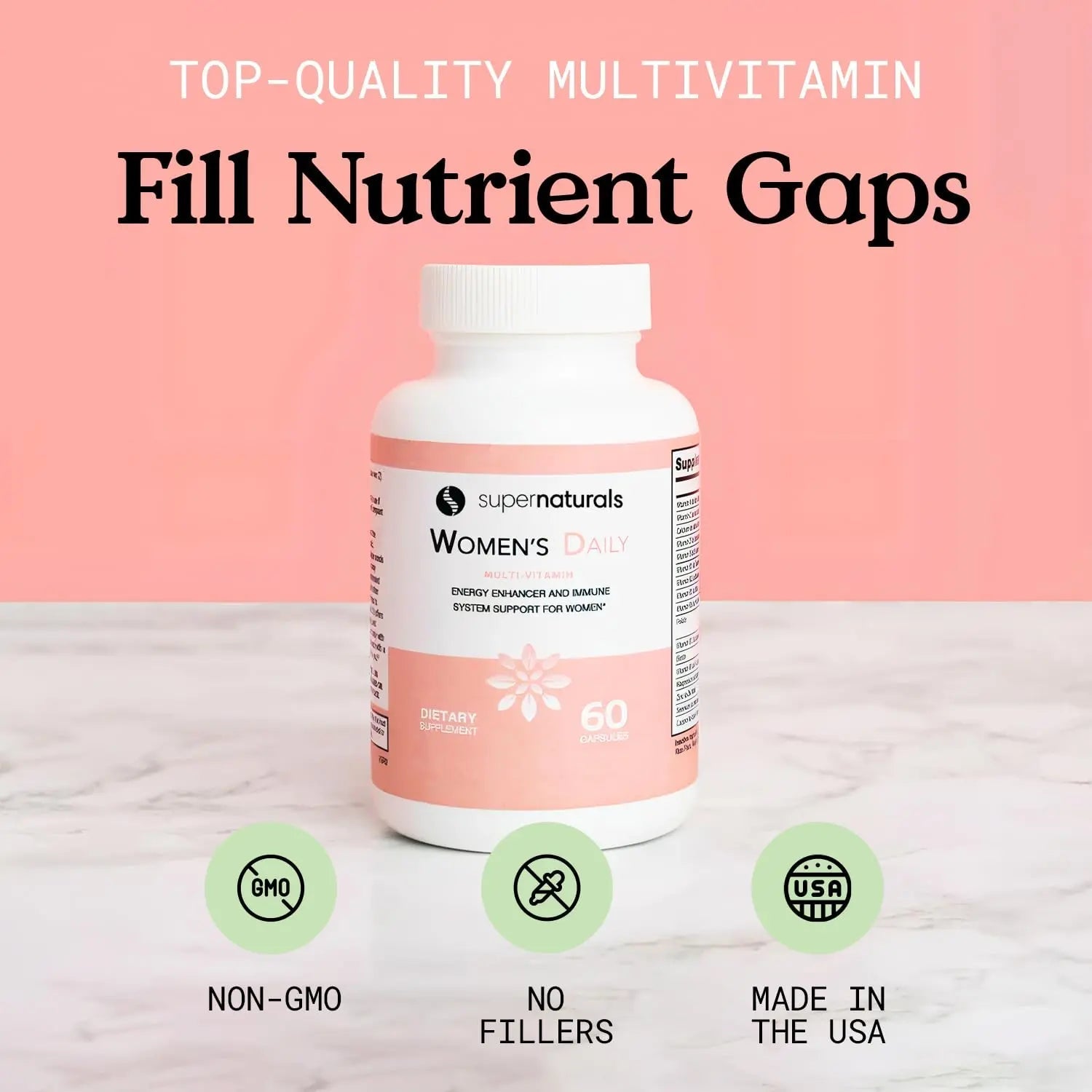 Super Naturals Health, Multivitamin for Women, Immune Defense Supplement Multivitamin Capsules, Vegan Supplements for Women - 60 Capsules JLM NUTRITIONALS buy supplements canada