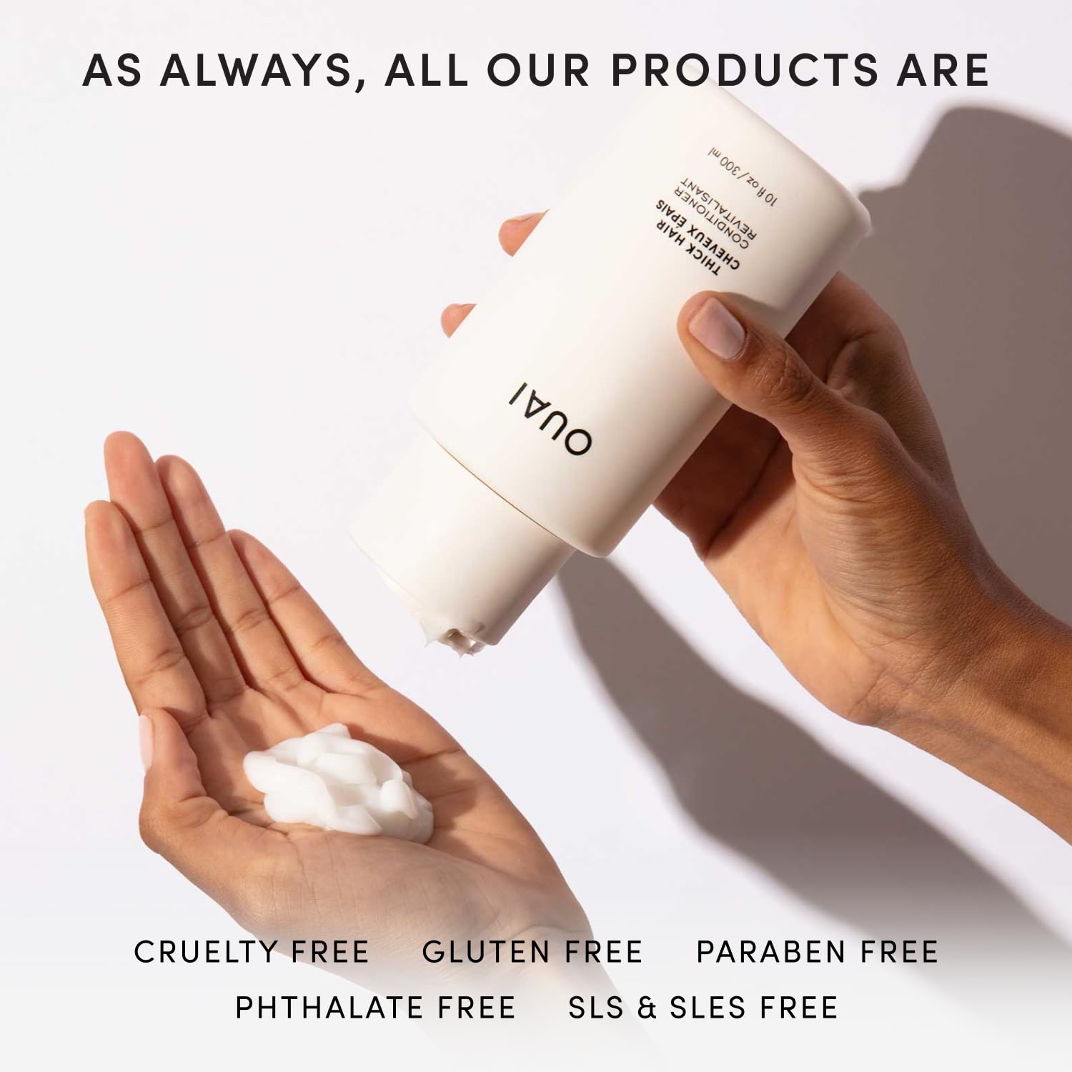 OUAI Thick Hair Conditioner Refill - Moisturizing Conditioner for Dry, Frizzy Hair - Keratin, Marshmallow Root, Shea Butter and Avocado Oil - Paraben, Phthalate & Sulfate Free (32 Oz) OUAI buy supplements canada