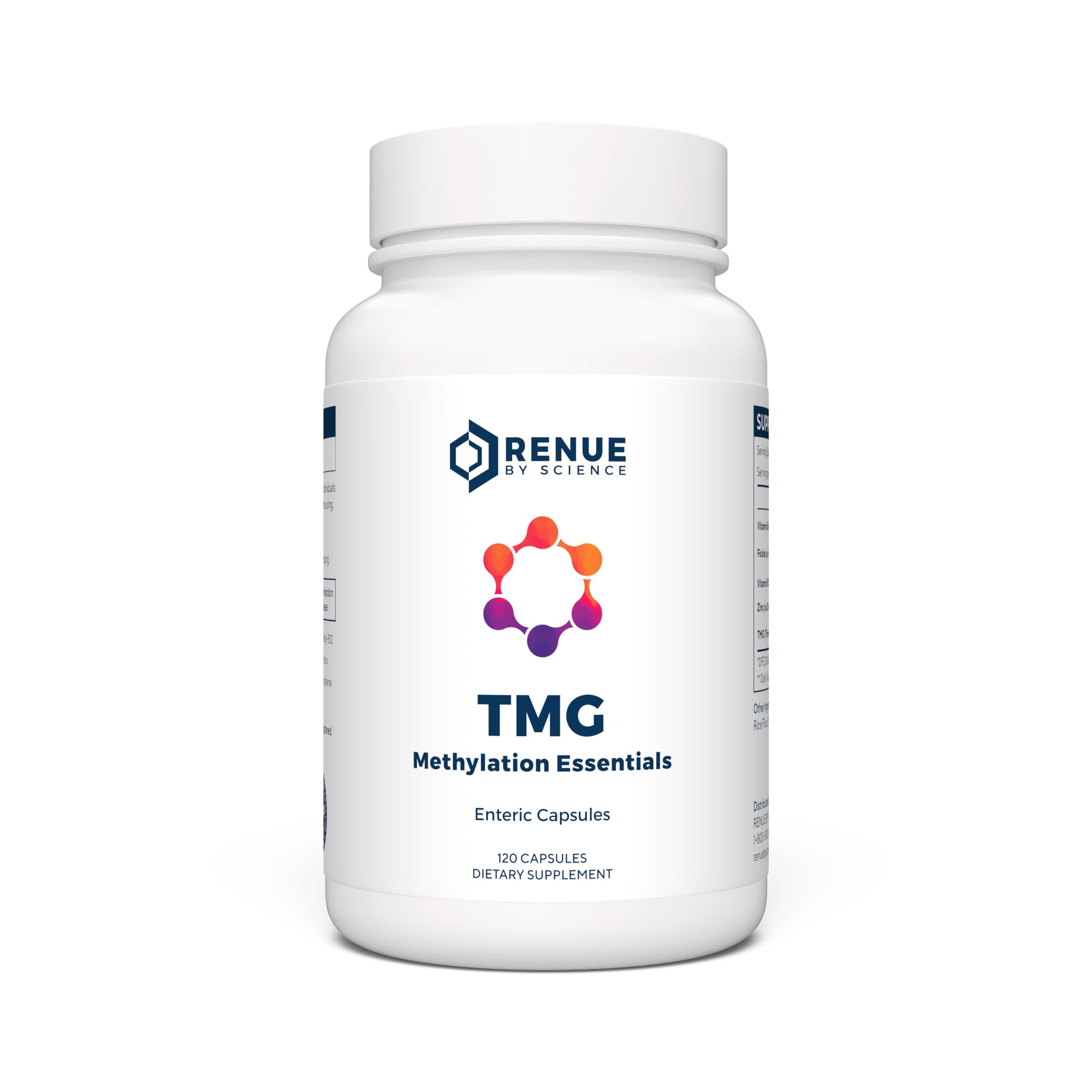 Renue By Science TMG | High Strength TMG Supplements | 120 Trimethylglycine Capsules - 900mg TMG per Serving with Vitamin B12 Vitamin B6 Folate & Zinc | Made in The USA & Third-Party Tested Renue By Science buy supplements canada