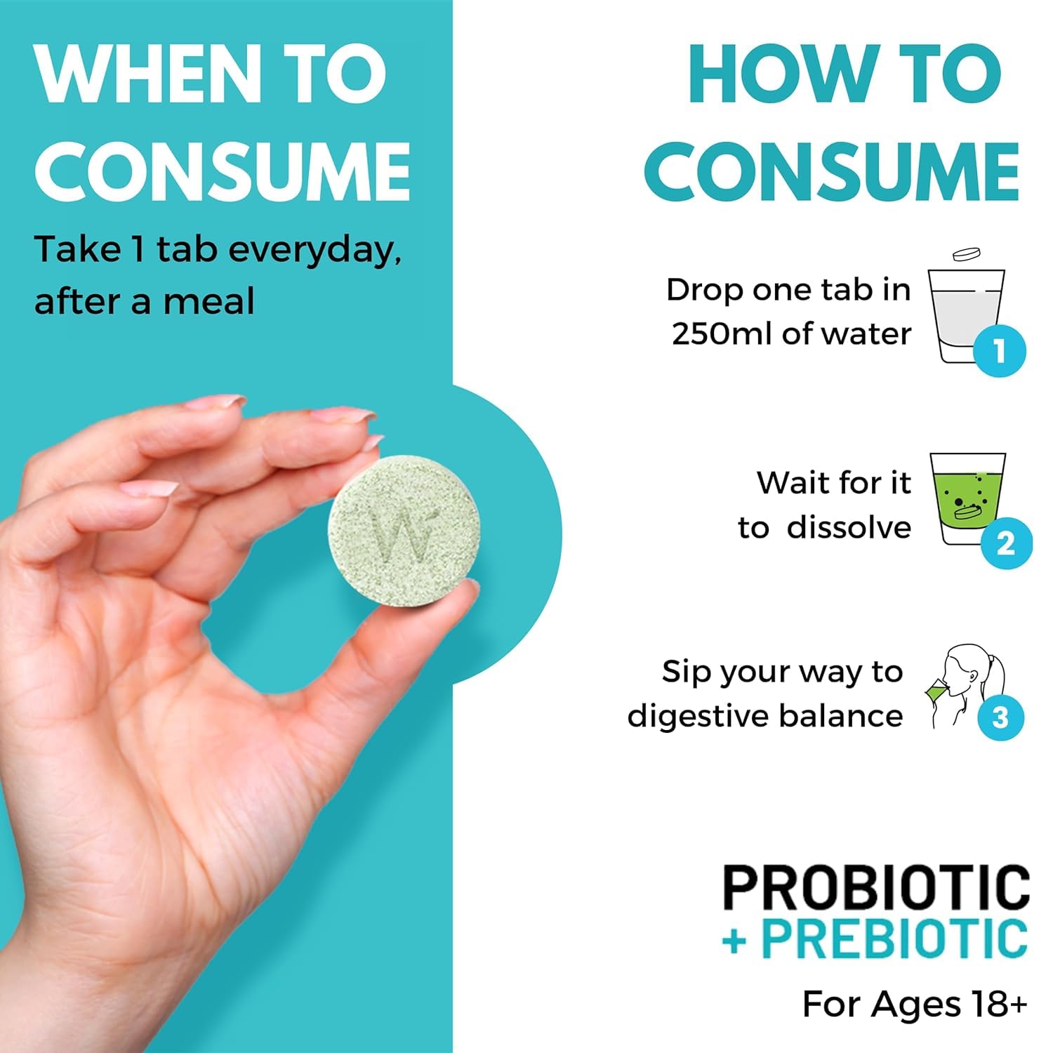 Wellbeing Nutrition Daily Probiotics + Prebiotics | Improve Metabolism, Acidity Relief, Digestion & Gut Health | 18 Billion CFU Organic Probiotics Supplement WELLBEING NUTRITION buy supplements canada