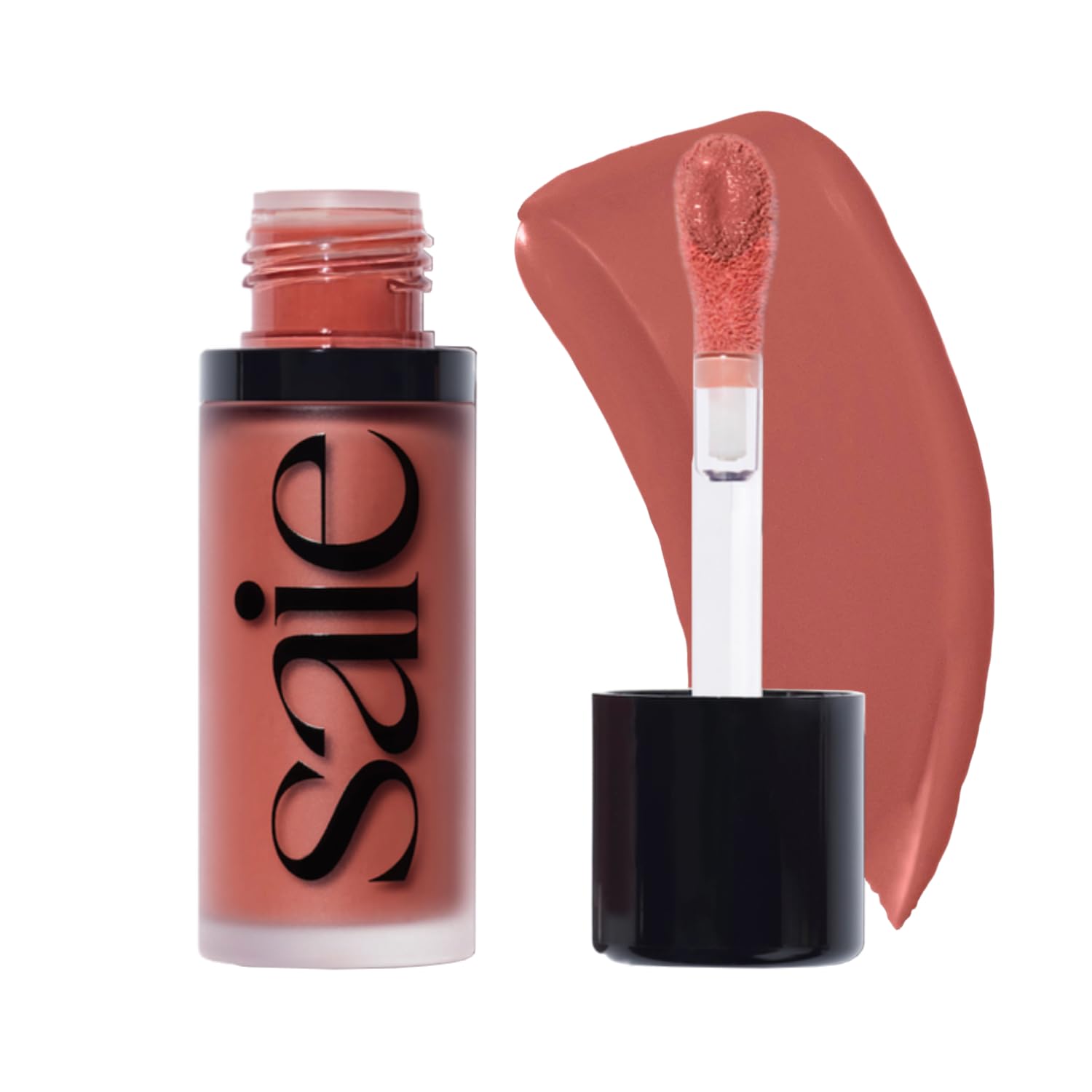 Saie Mini Glowy Super Gel Lightweight llluminator & Makeup Primer - Sunglow (0.5 oz) + Dew Blush - Lightweight Liquid Blush with a Blendable + Buildable Cream Finish - Cutie (.40 oz) Saie buy supplements canada