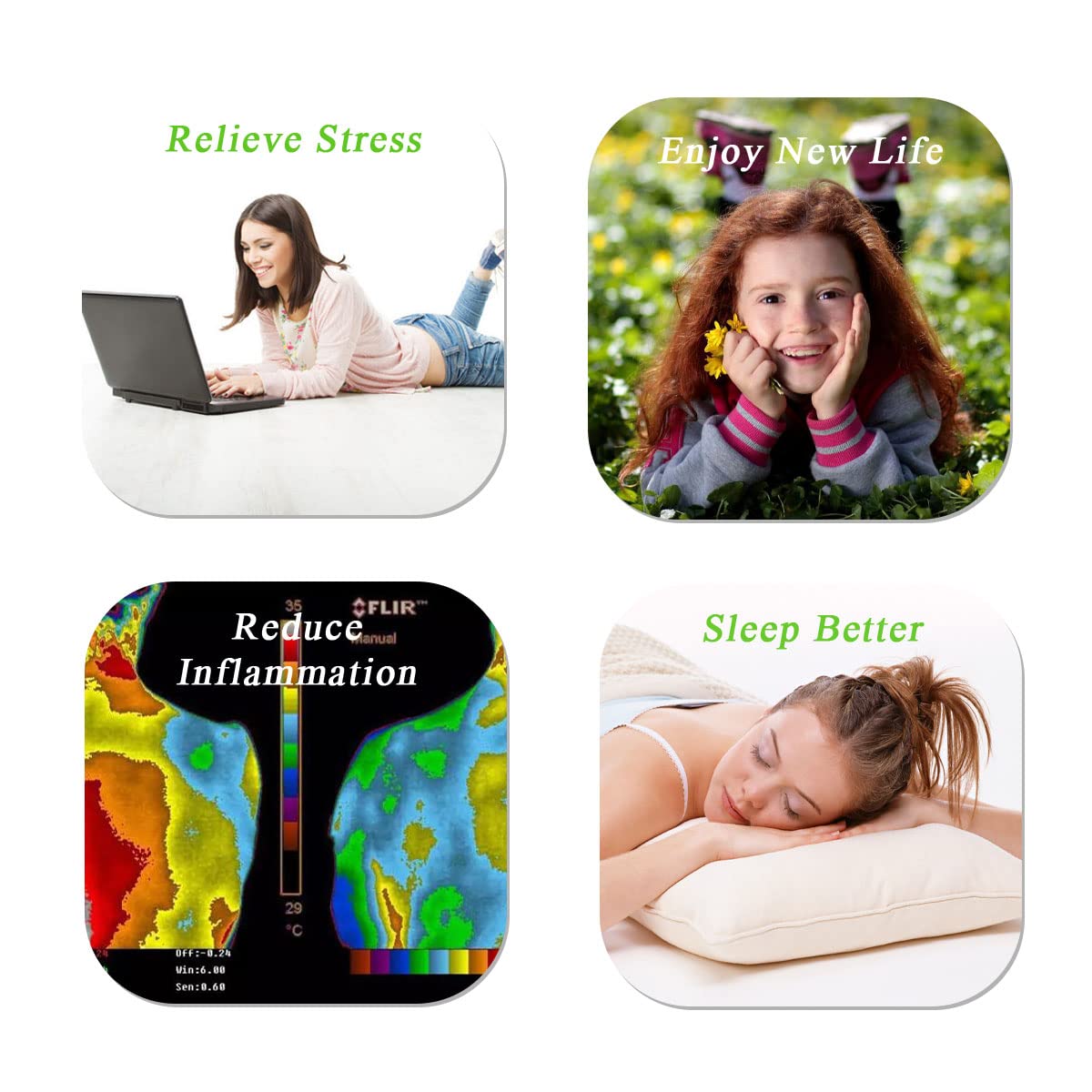 WAUZOBLE Grounding Mat, Grounding Bed Foot Mat with 1 Grounding Cord Indoor Mat Improving WAUZOBLE buy supplements canada