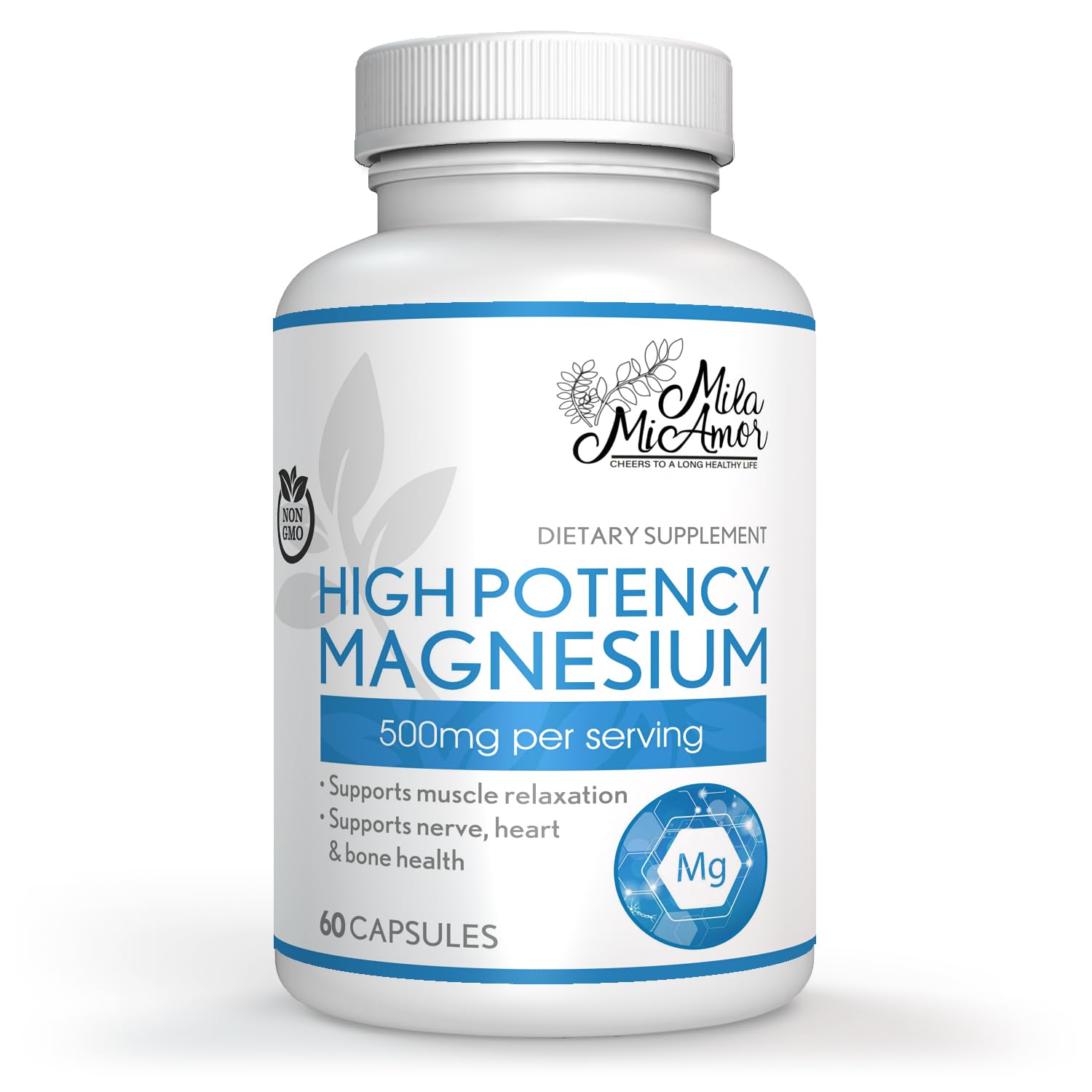 Milamiamor High Potency Magnesium | Whole Body Support | Heart, Nerve and Bone Milamiamor buy supplements canada
