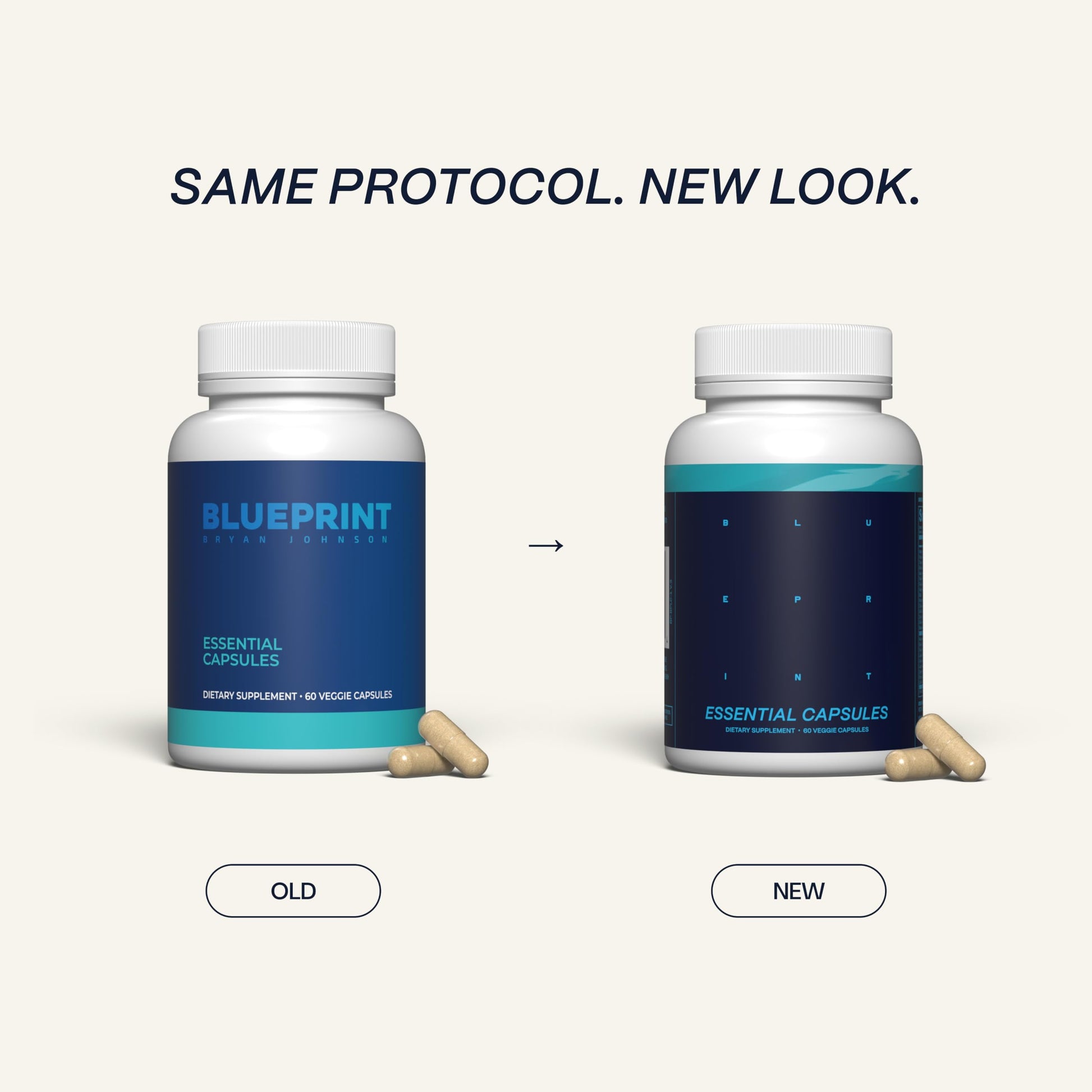 Blueprint Bryan Johnson Essential Capsules - Daily Multivitamin/Multimineral for Women and Men - Antioxidant Supplement with Calcium, Vitamin B1, Vitamin D, and Zinc Blueprint Bryan Johnson buy supplements canada