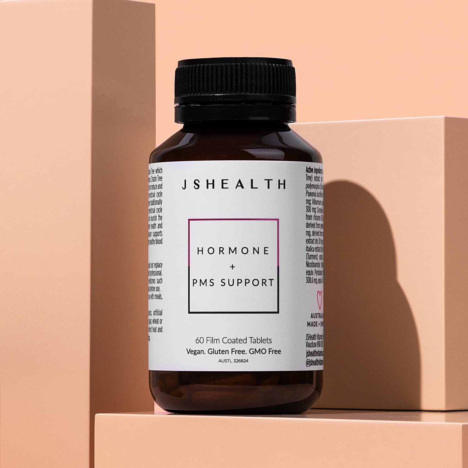 JSHealth Vitamins Hormone Balance for Women and PMS Support Supplement - Premenstrual Symptom Relief with Vitamins B3, B6 & Magnesium (60) JSHealth buy supplements canada