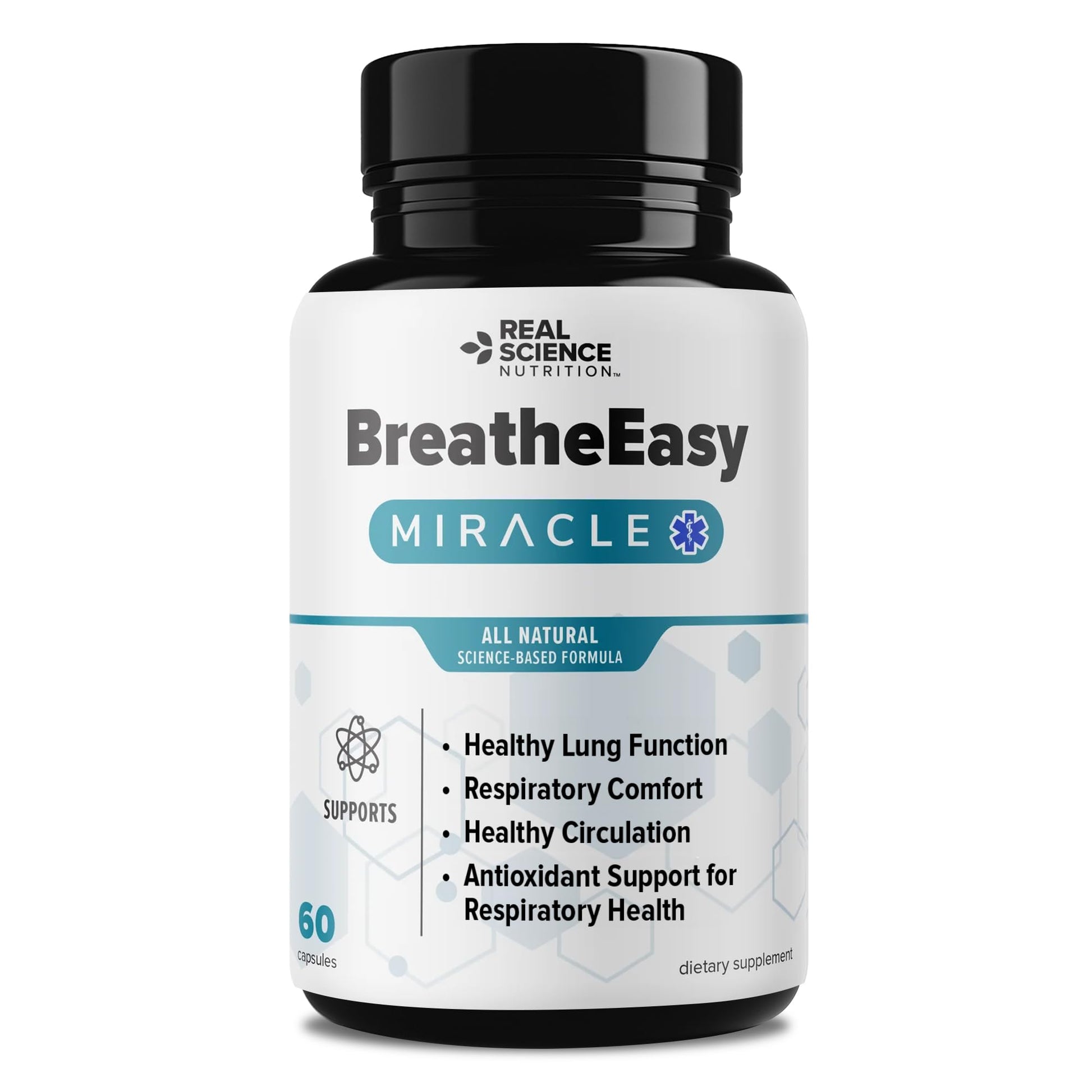 Real Science Nutrition BreatheEasy Lung Support Supplement for Lung Health & Respiratory Wellness – Lung Cleanse Formula with Vinitrox, GABA for Circulation Support - Made in USA - 60 Capsules Real Science Nutrition buy supplements canada