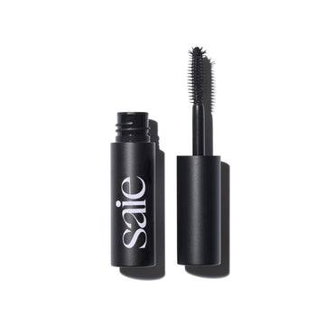 Saie Mini Mascara 101 - Lash Lengthening Mascara for Thick, Bold, Lifted Lashes - Buildable Eye Makeup Formulated to Strengthen and Condition with Rich Nutrients - Black (0.17 oz) Saie buy supplements canada