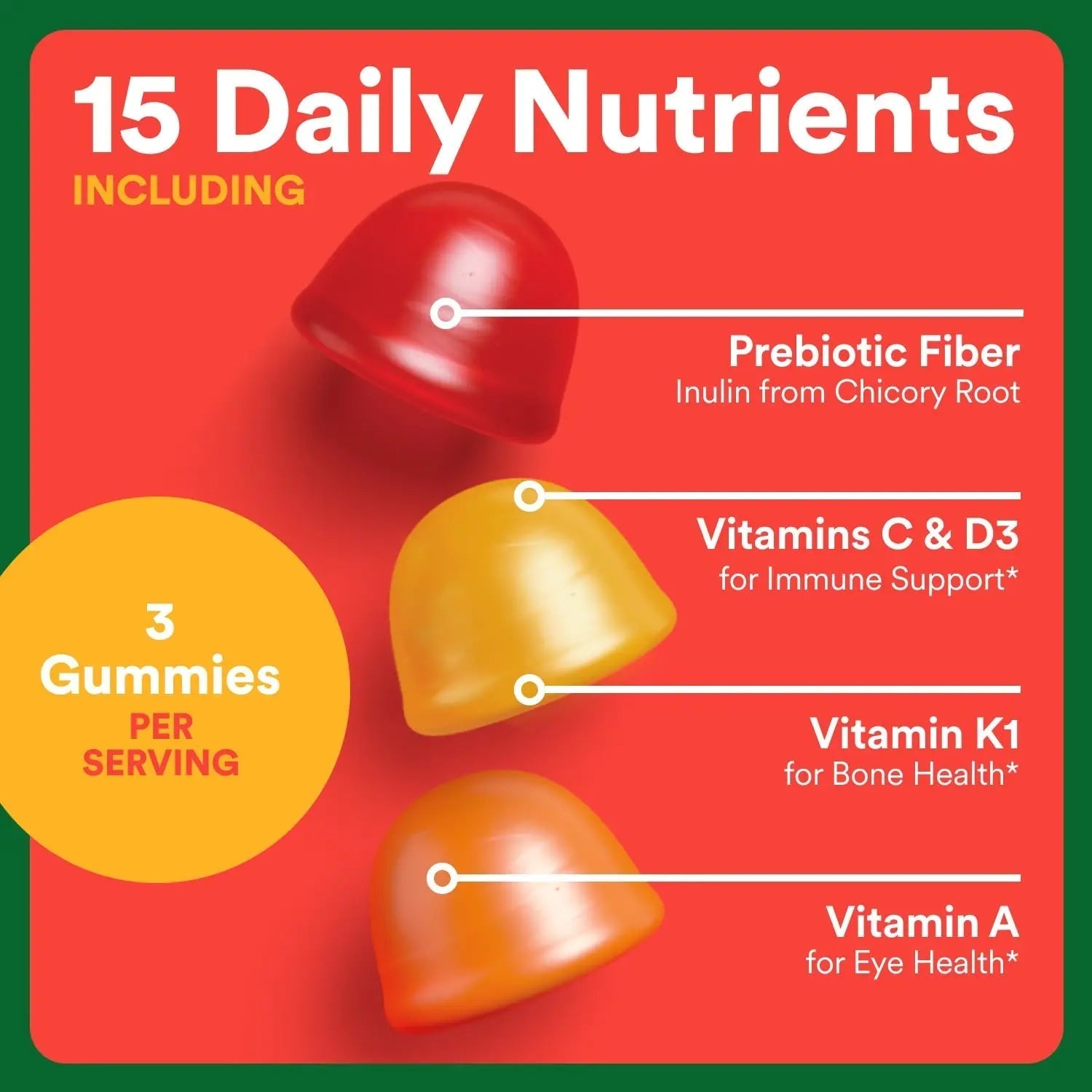 SmartyPants Kids Multivitamin & Fiber Gummies: Prebiotic Fiber to Support Kids Digestion with Vitamin D3, C, Vitamin B12, B6, A, Zinc SmartyPants buy supplements canada