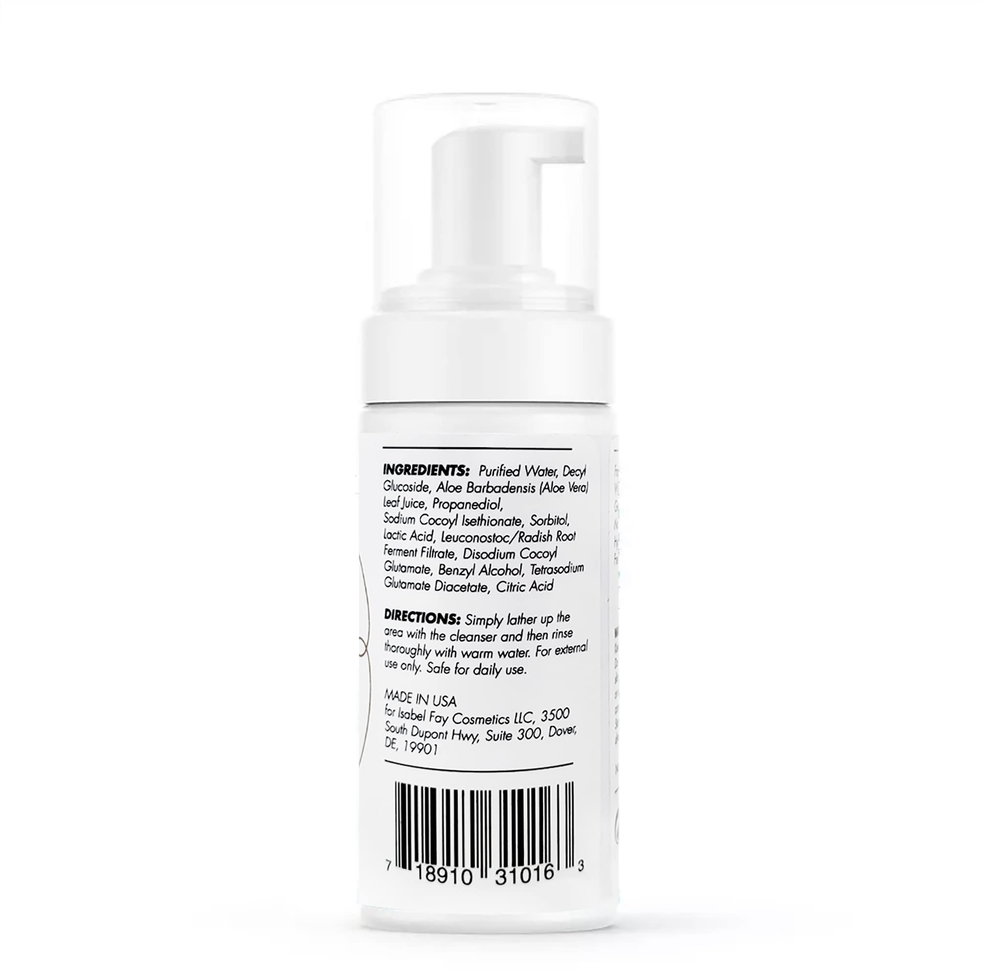 Isabel Fay ph Balanced Feminine Intimate Foam Wash gentle and safe for sensitive skin Isabel Fay buy supplements canada