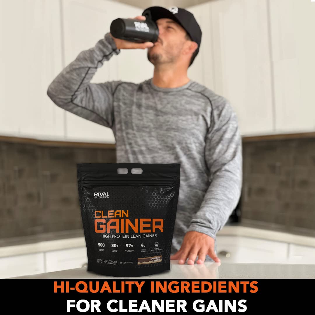 Rivalus Clean Gainer, S'Mores, 10 Pound Rivalus buy supplements canada