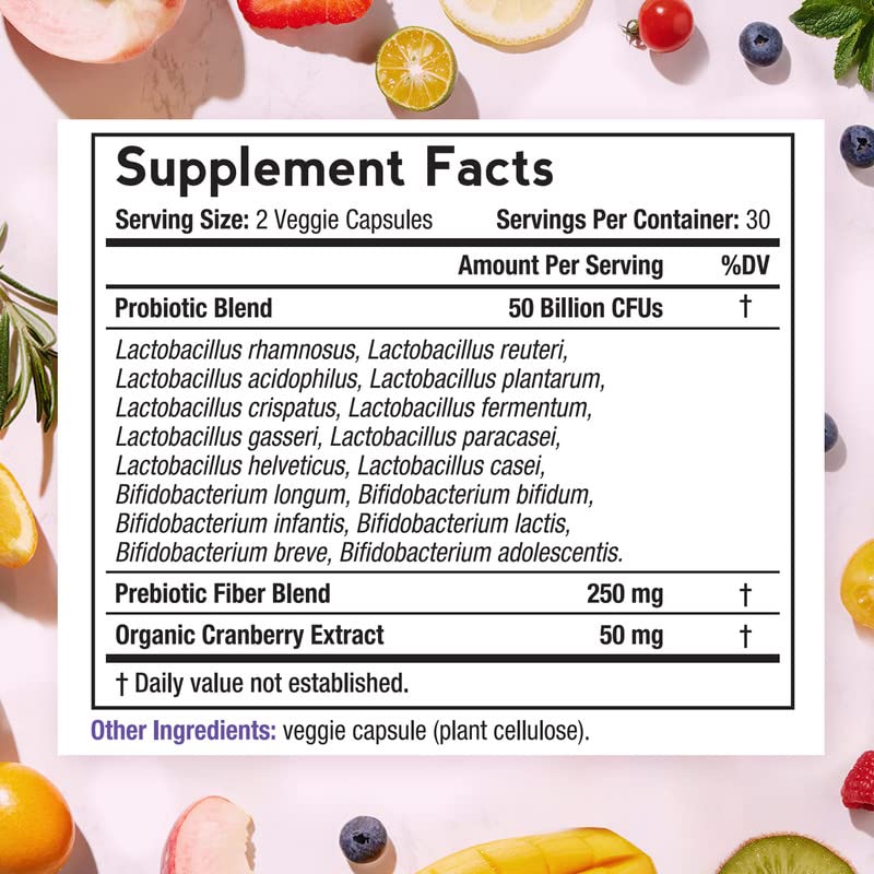 Doctor's Recipes Women’s Probiotic, 60 Caps 50 Billion CFU 16 Strains, with Organic Doctor's Recipes buy supplements canada