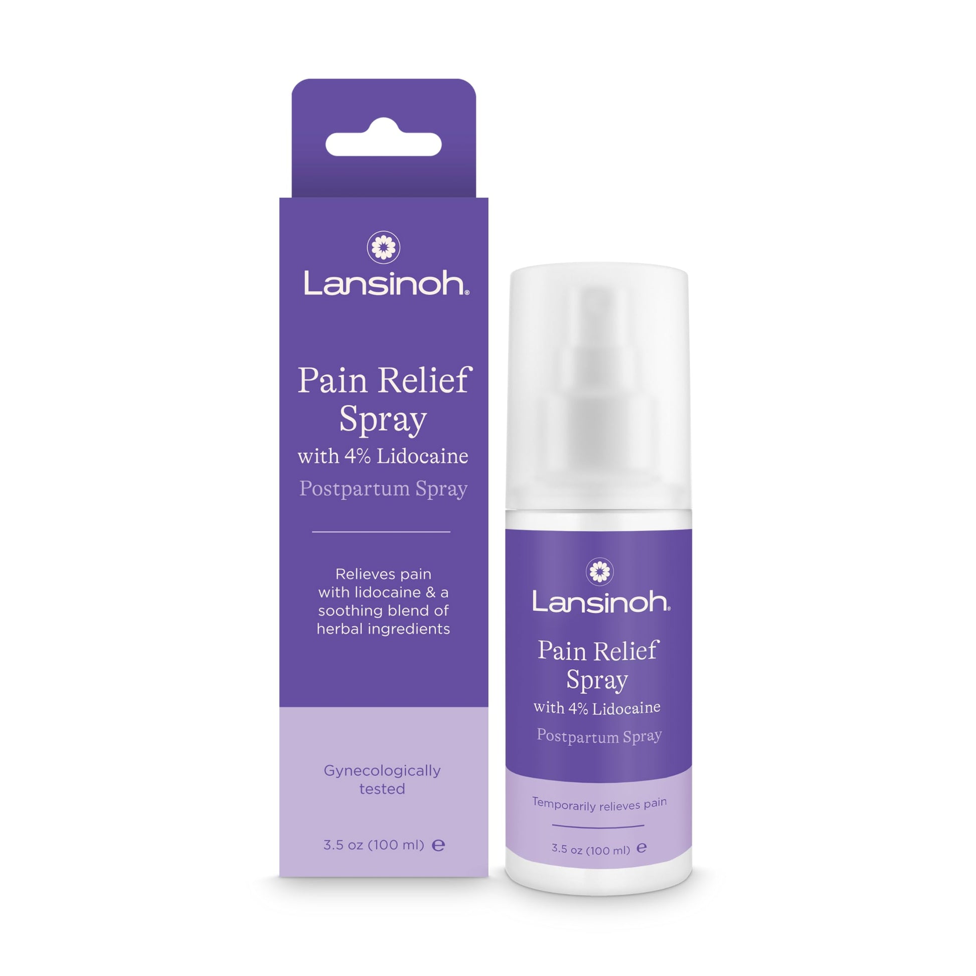 Lansinoh 4% Lidocaine Perineal Spray, Pain Relief for Postpartum Care, 3.5 Ounces Lansinoh buy supplements canada
