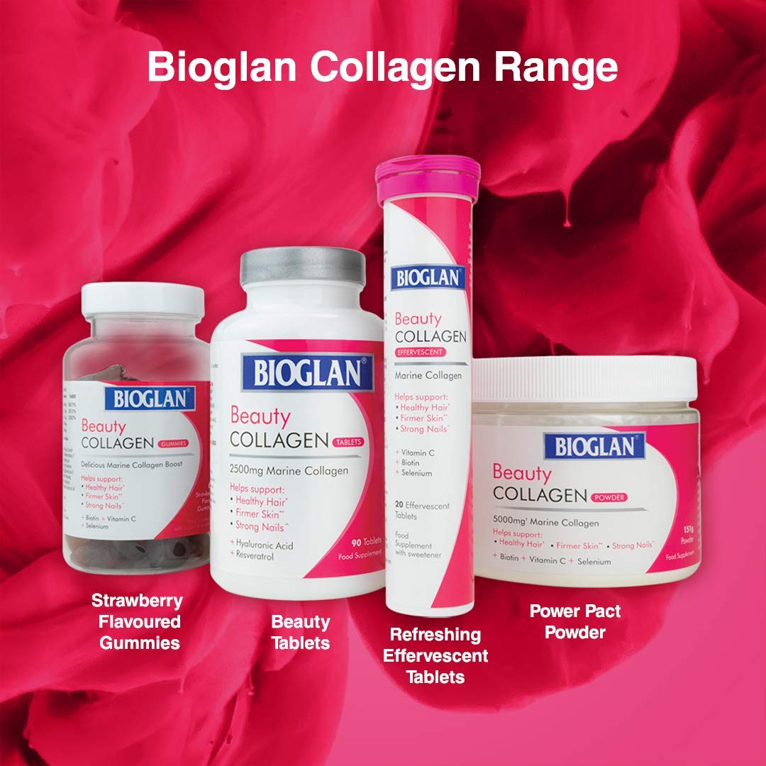 Bioglan Collagen Gummies | 1000mg | Hydrolysed Marine Collagen | Biotin Bioglan buy supplements canada